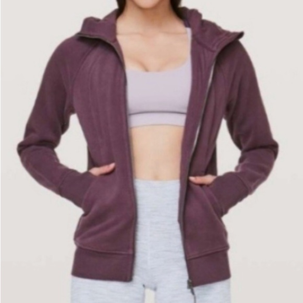 Lululemon Pleat to Street Purple Full Zip Hoodie Jacket with Pull Tag - Picture 10 of 16